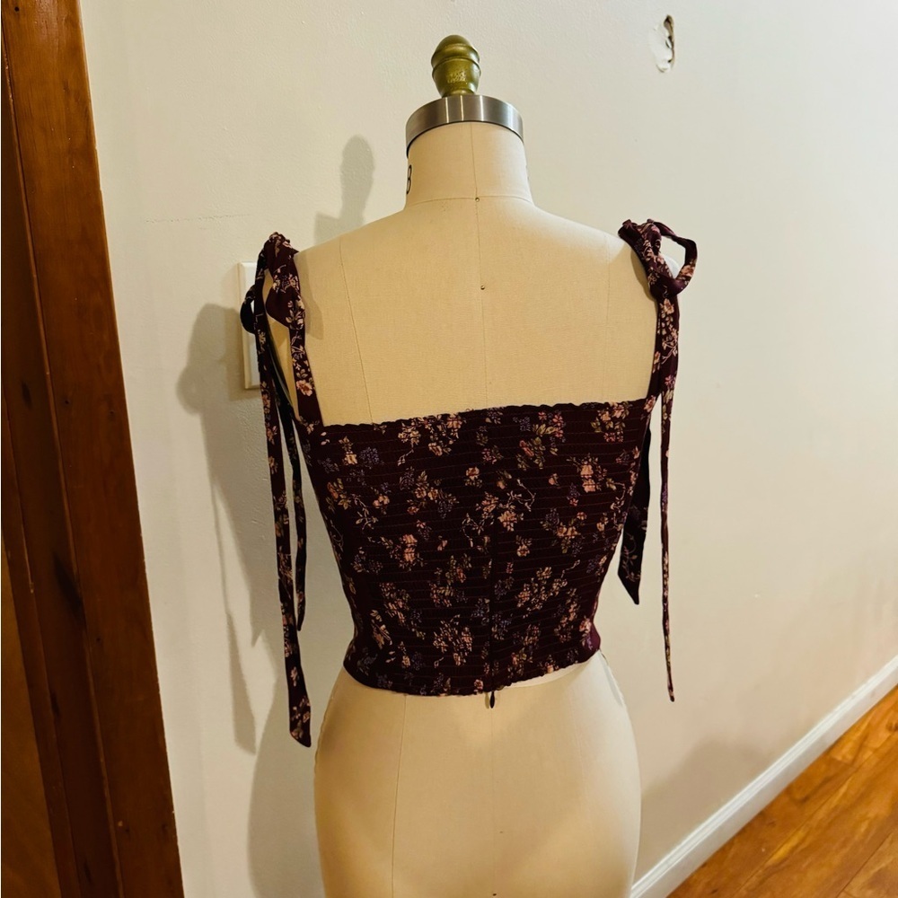 REFORMATION women tank top size 2 floral - Picture 8 of 8
